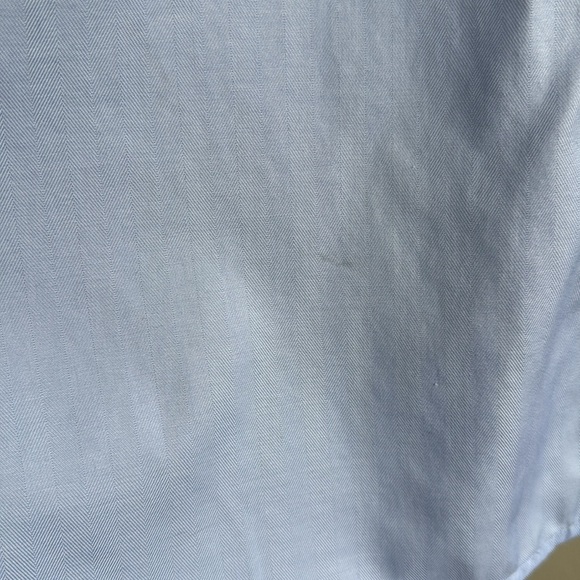 Eton Sailboat Detail Blue Button Down Dress Shirt - Picture 5 of 9